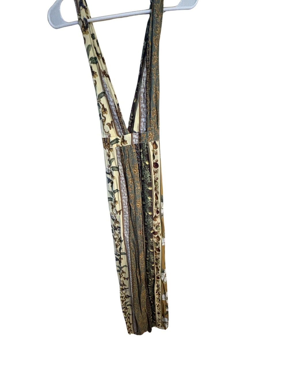 Agua Bendita Evergreen Story Naturalia Open Back Maxi Dress NWT - Picture 3 of 8